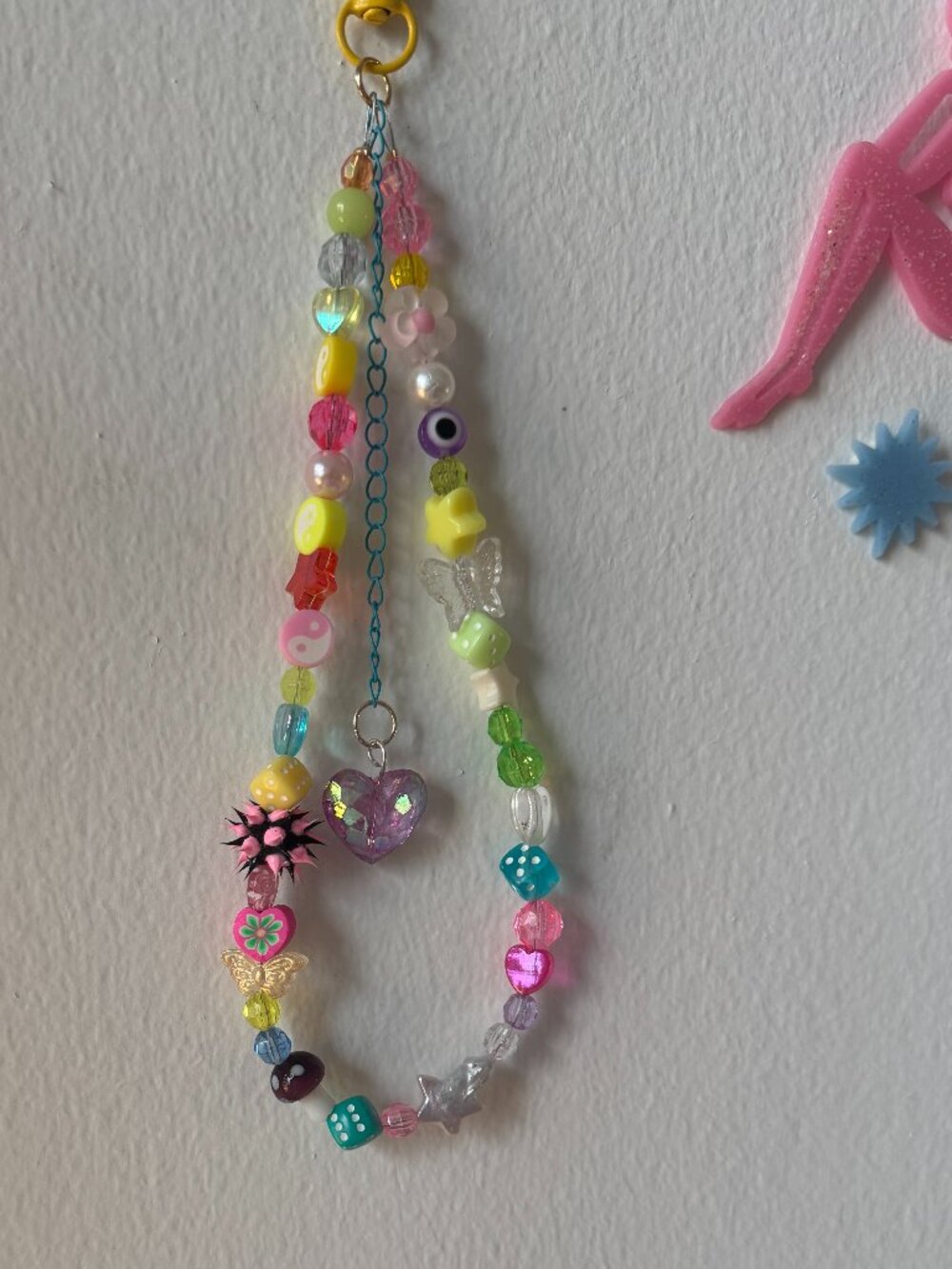 THE SCORPIO CRYSTAL HEART BAG CHARM